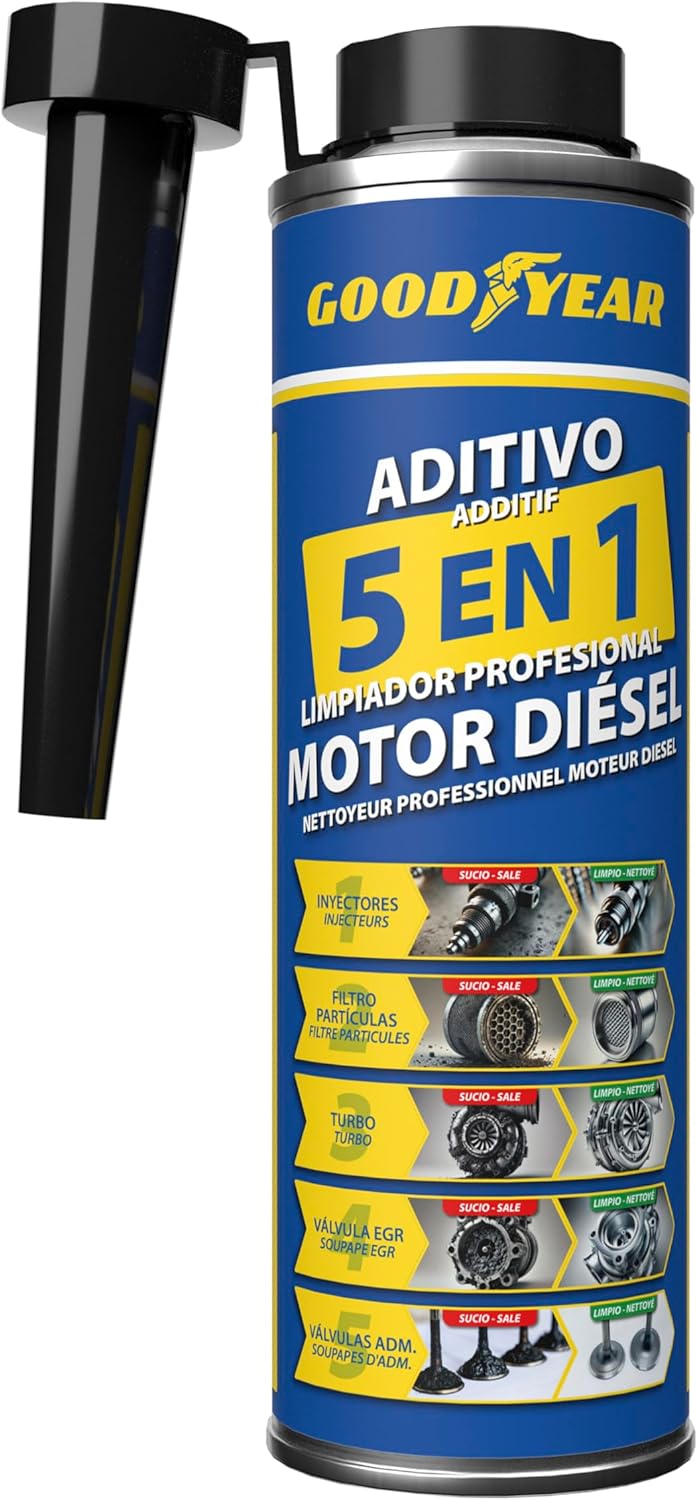 Limpiador 5 en 1 para vehiculos diesel